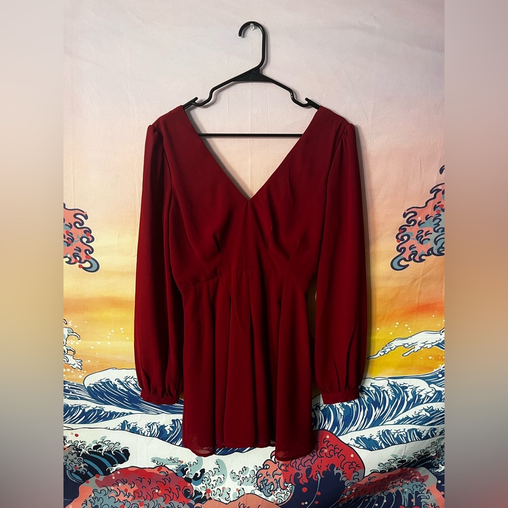 SOLD Poetry Red Romper🌺